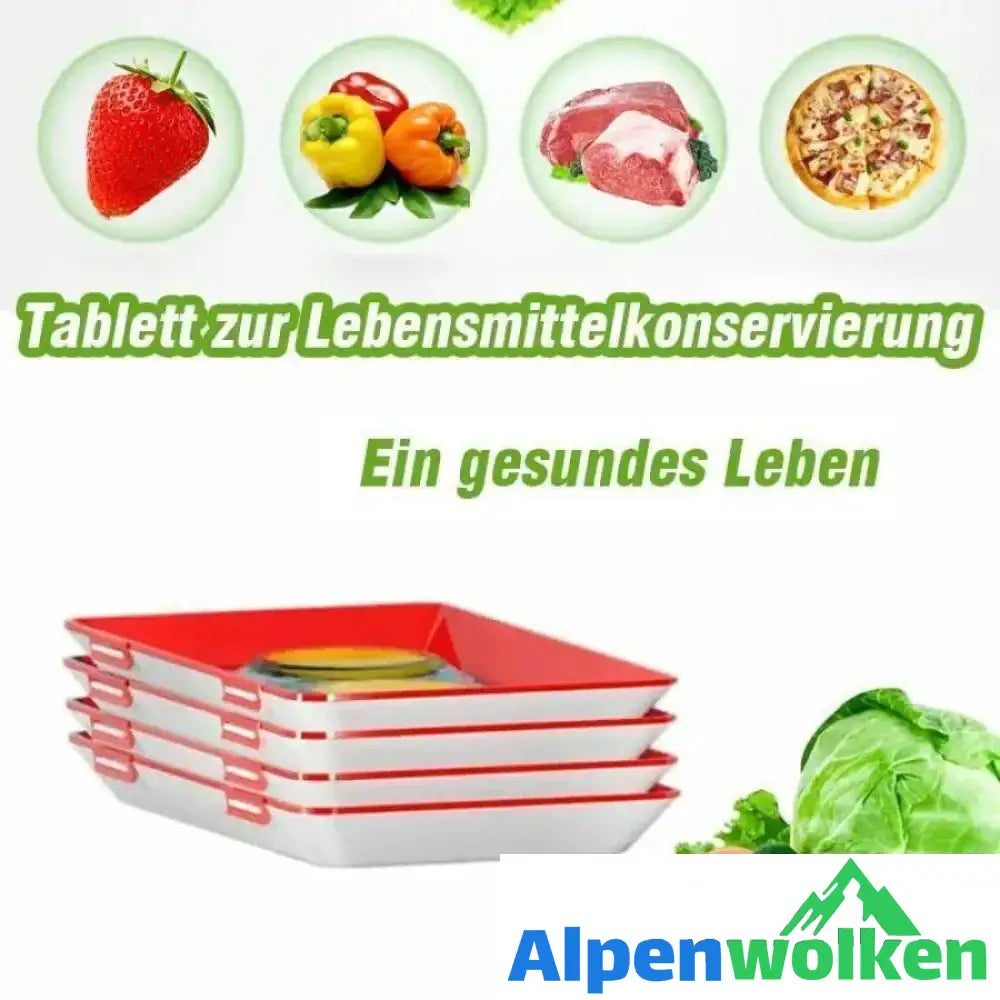 Alpenwolken - Das kreative Tablett für Lebensmittelkonservierung