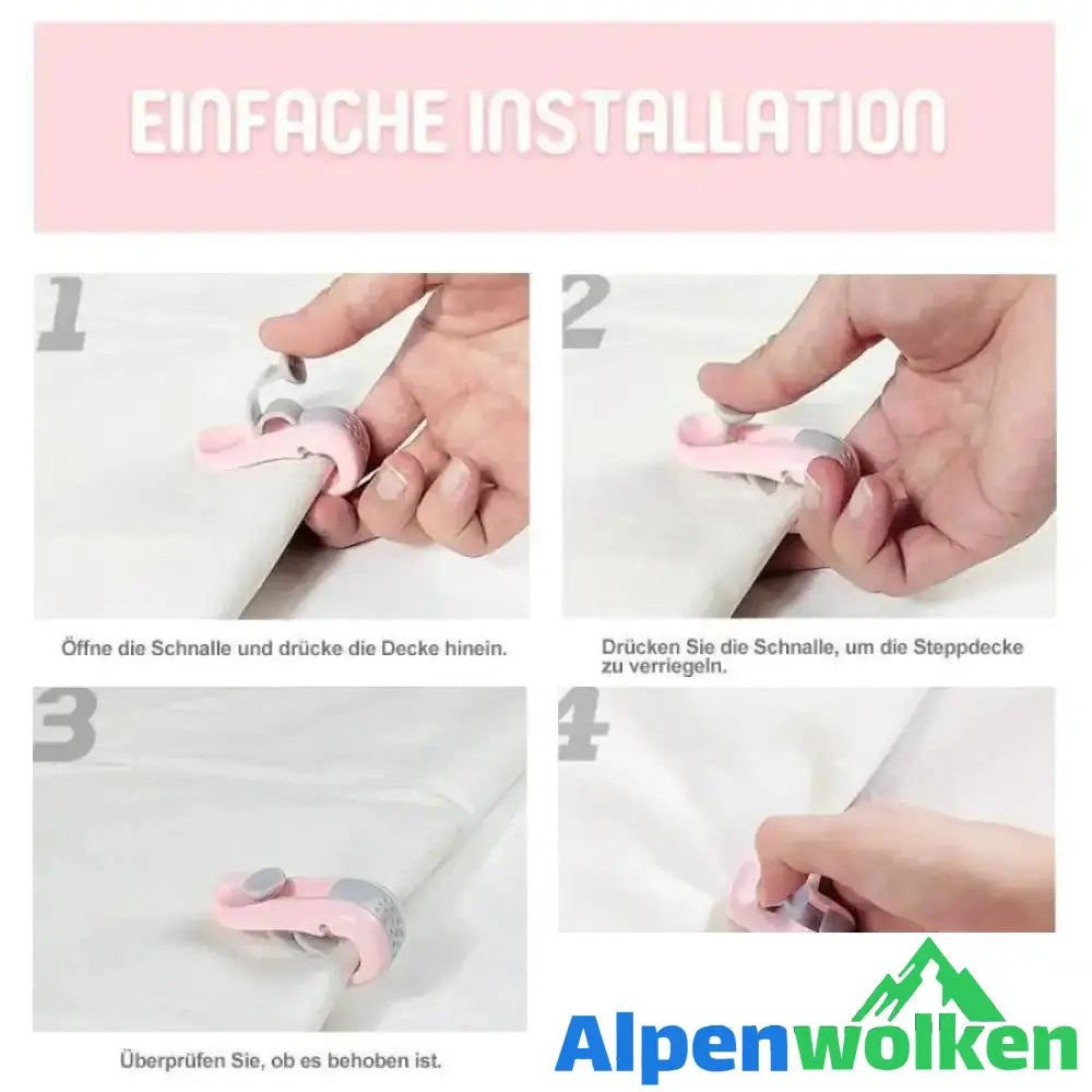 Alpenwolken - Decke Halter Clips Anti-Rutsch