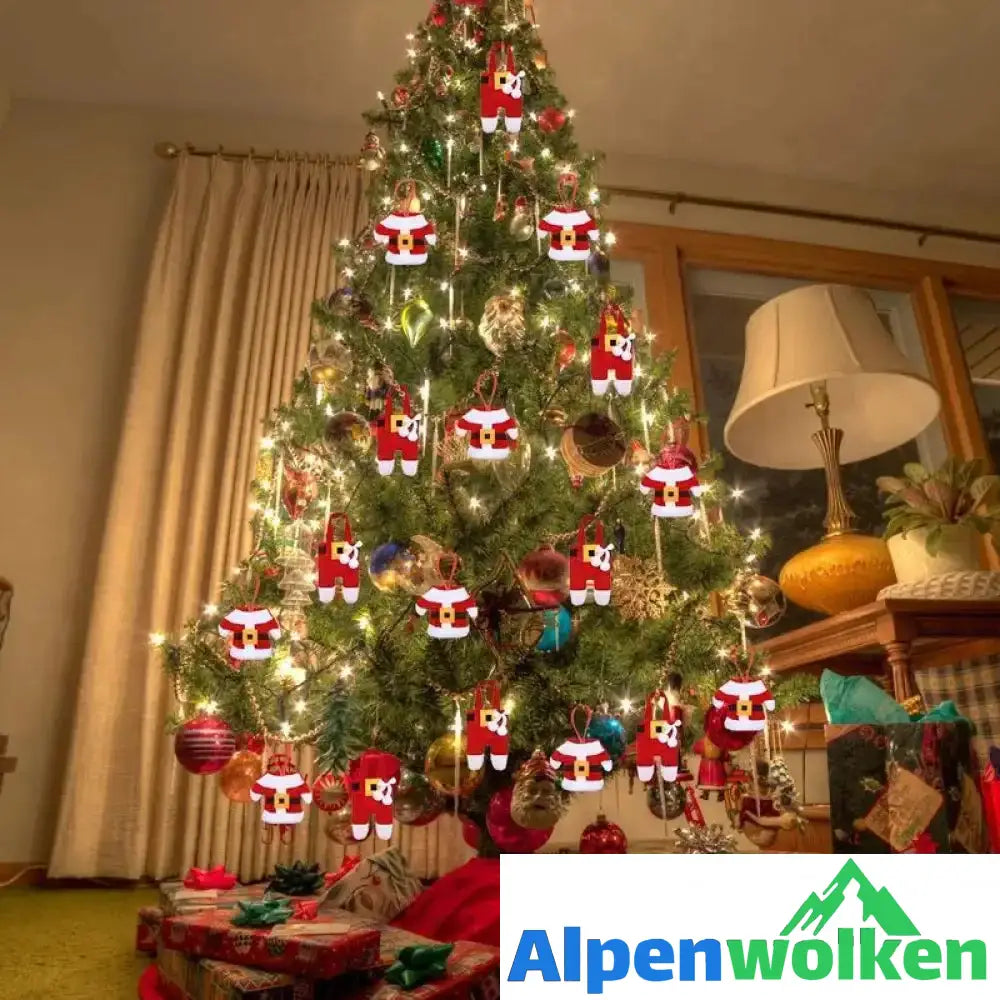 Alpenwolken - Dekoration des Weihnachtsessens