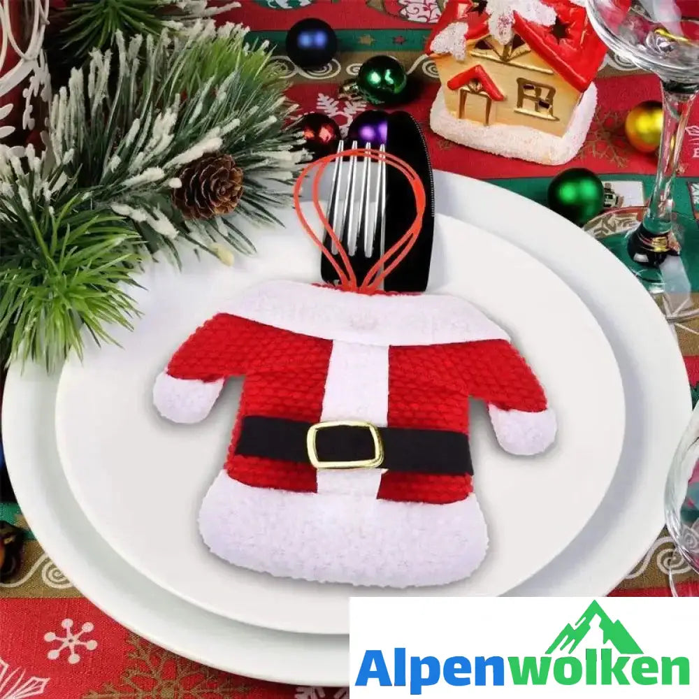 Alpenwolken - Dekoration des Weihnachtsessens