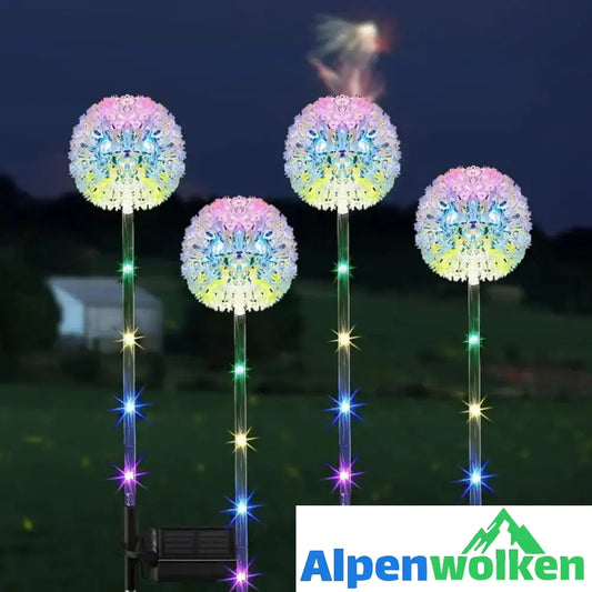 Alpenwolken - Dekorative Solar-Löwenzahn-Leuchte