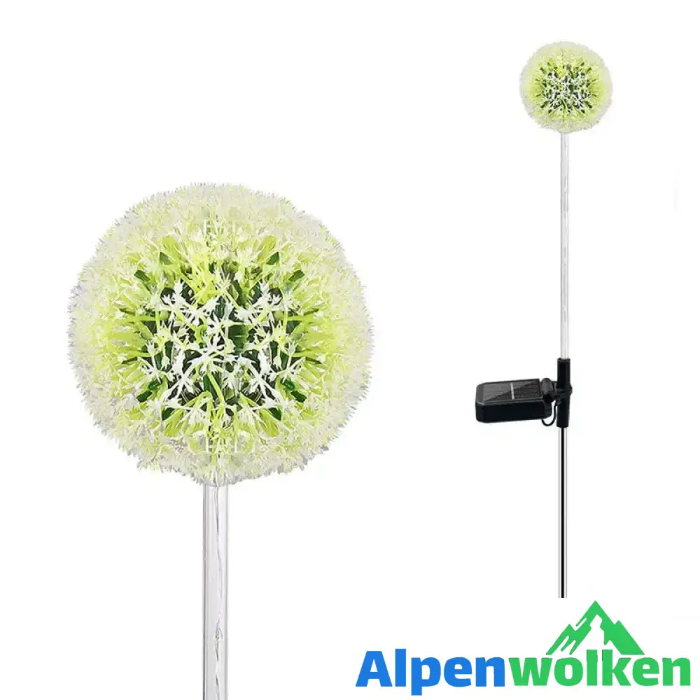 Alpenwolken - Dekorative Solar-Löwenzahn-Leuchte