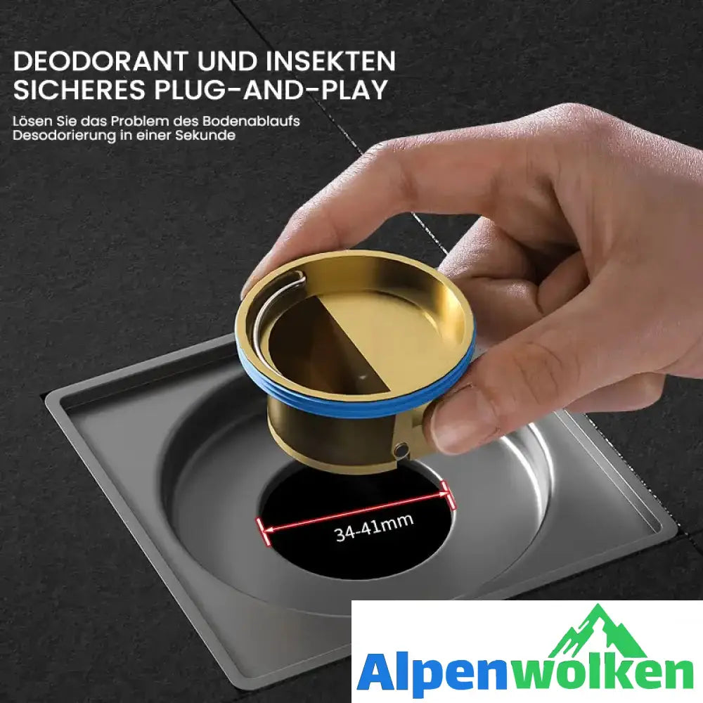 Alpenwolken - Deodorant-Kern für den Badezimmerbodenablauf