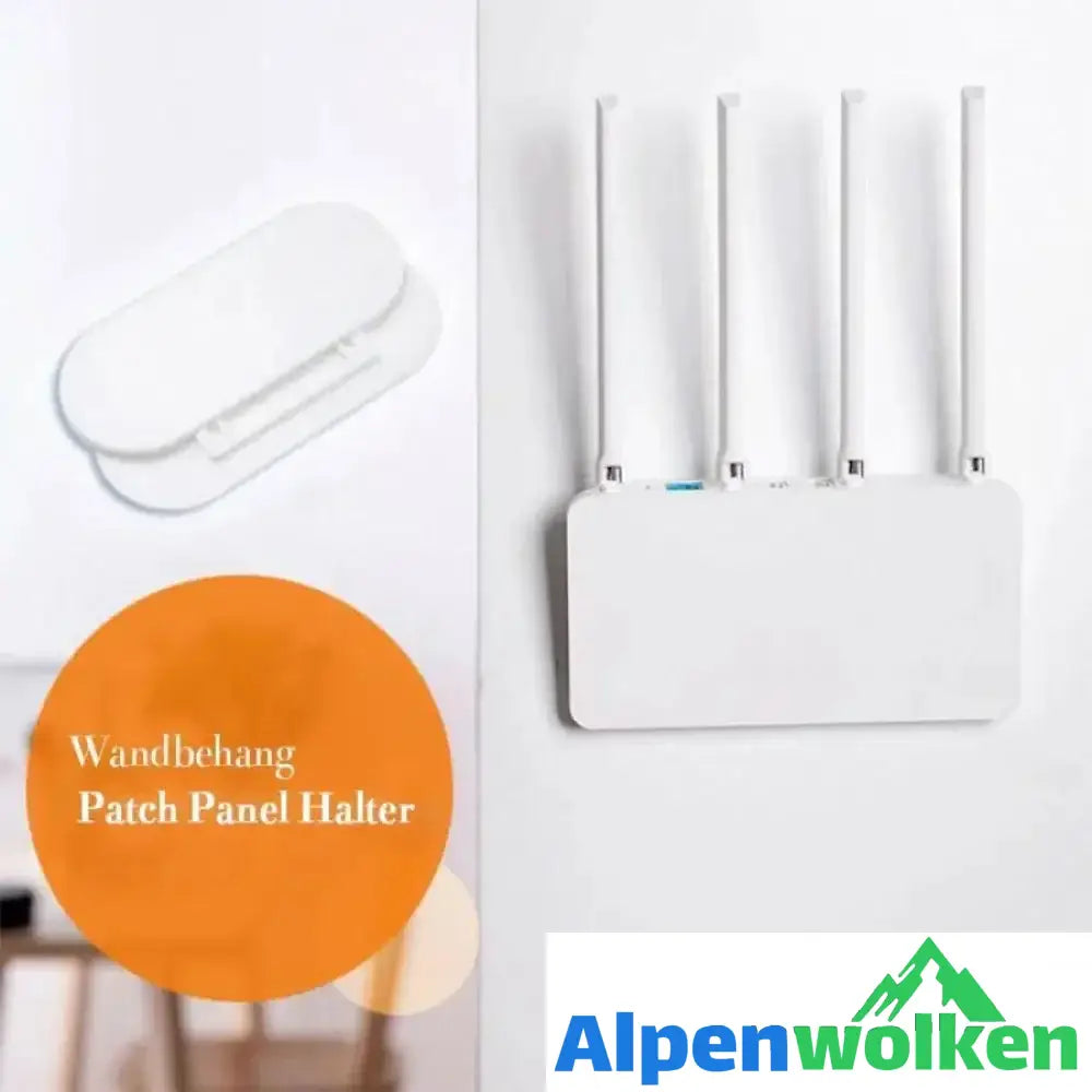 Alpenwolken - Der stanzfreie Wandbehang-Patch-Panel-Halter