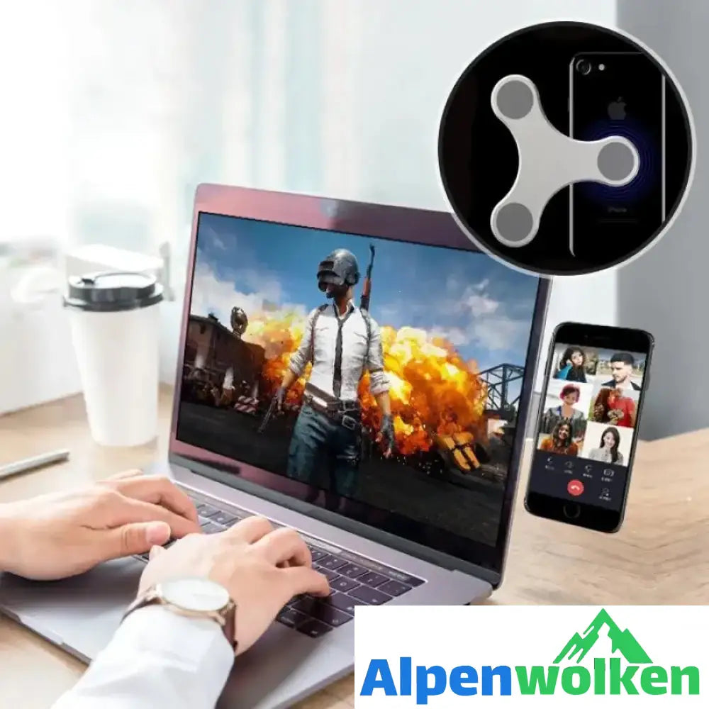 Alpenwolken - Desktop Saugnapf Anker Handyhalter