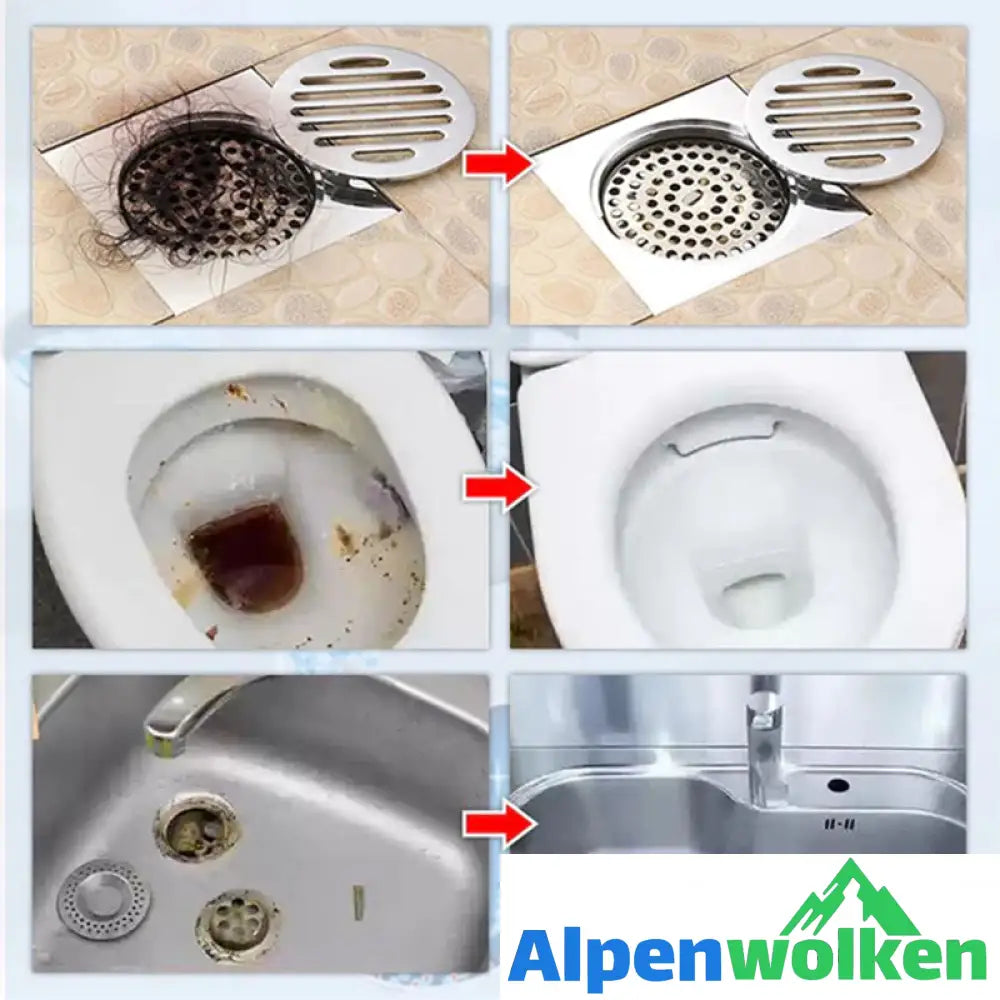 Alpenwolken - Desodorierungsmittel für verstopfte Toiletten