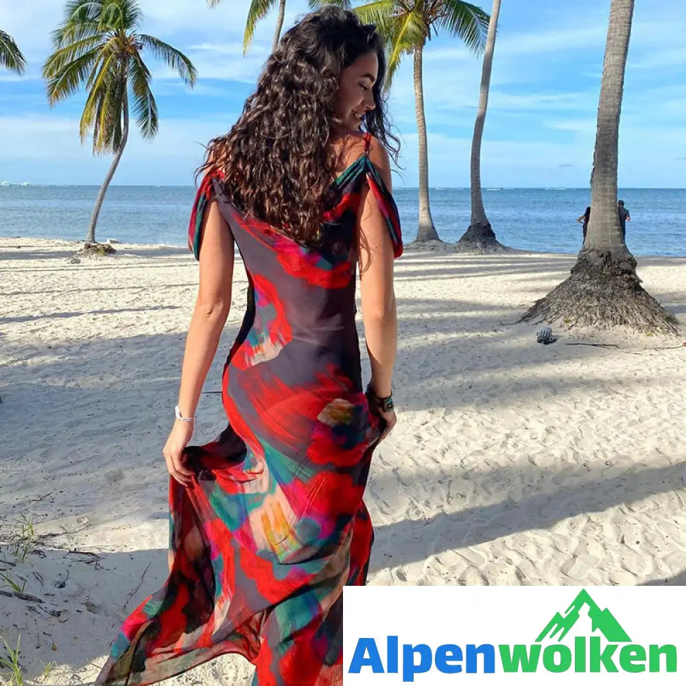 Alpenwolken - Destiny - Transparentes langes Kleid