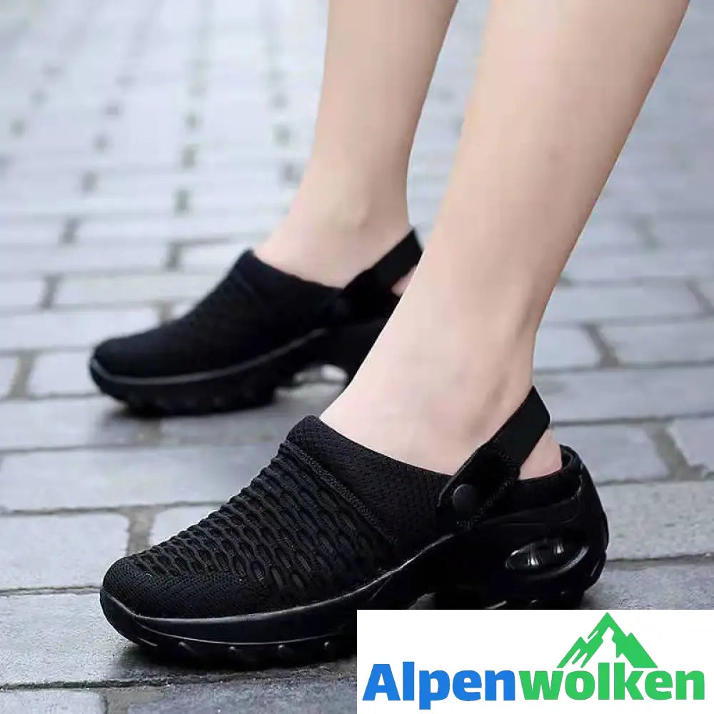 Alpenwolken - Diabetiker Gehen Orthopädische Luftkissen-Schuhe zum Hineinschlüpfen