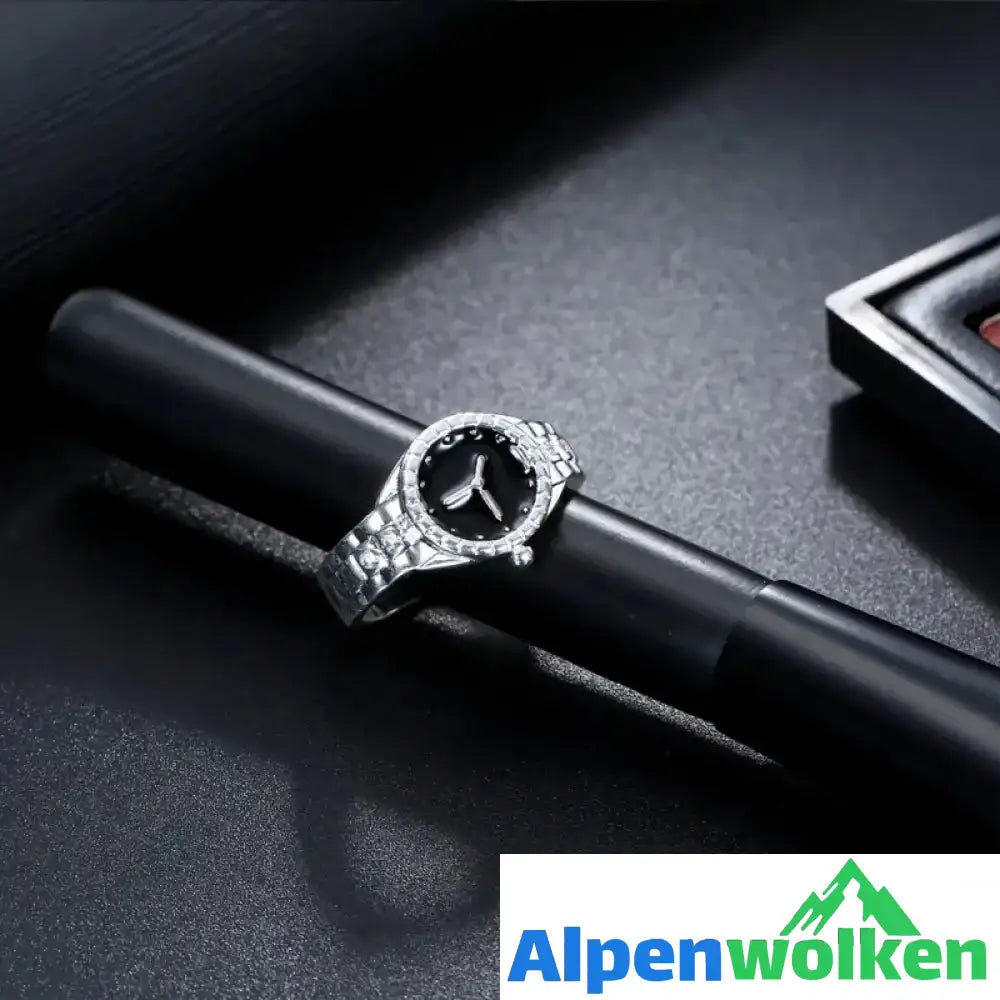 Alpenwolken - Diamant Uhrförmiger Ring