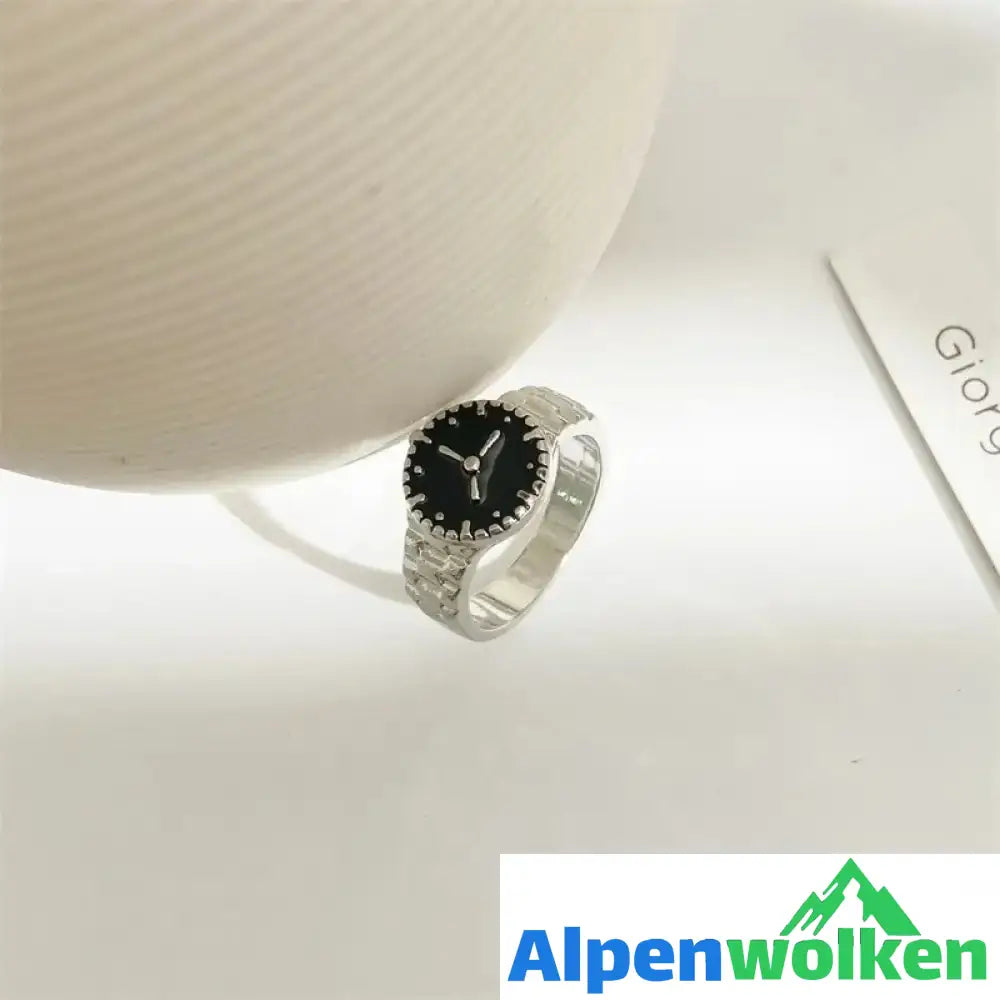 Alpenwolken - Diamant Uhrförmiger Ring