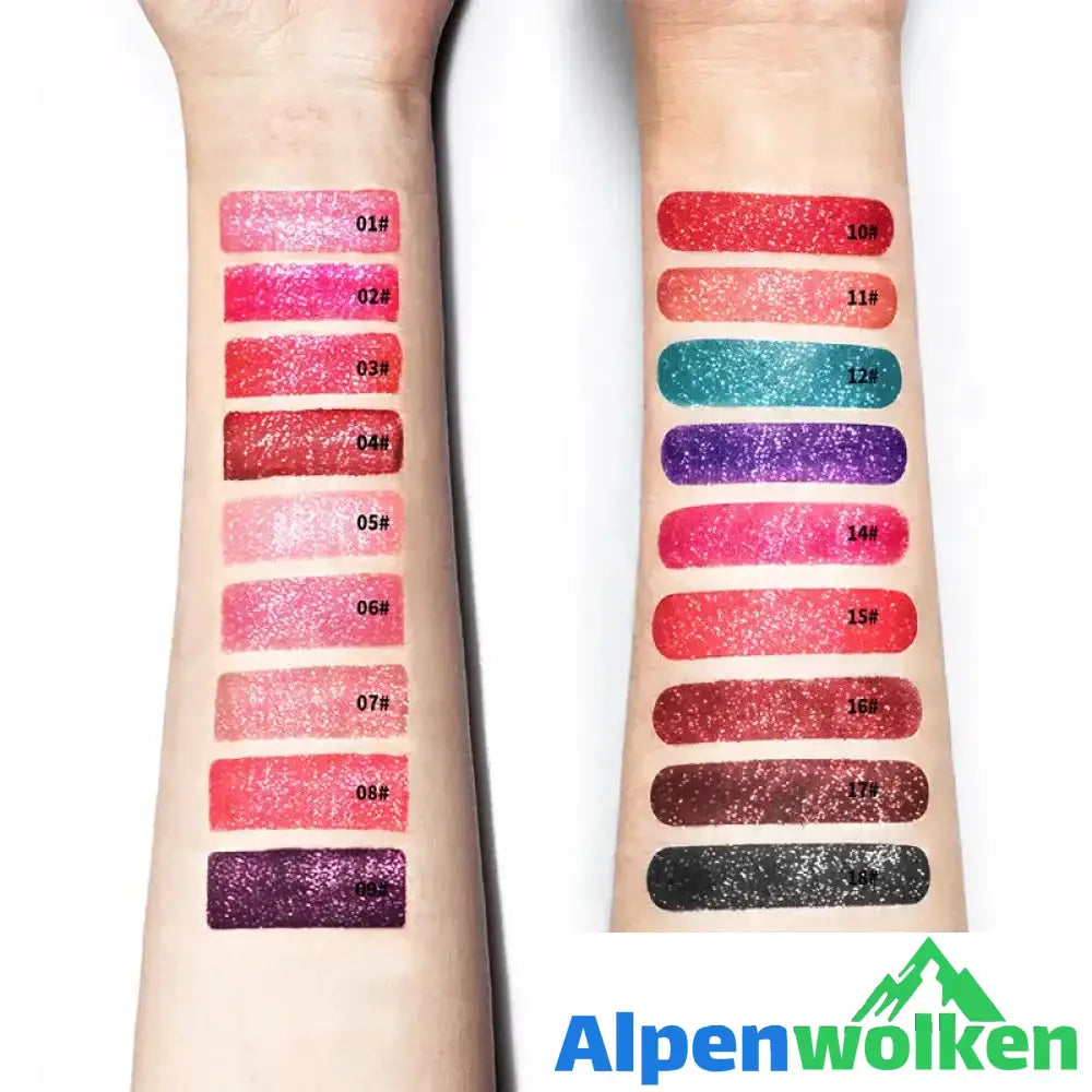 Alpenwolken - Diamantglänzender langanhaltender Lippenstift