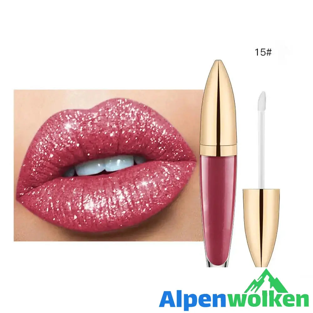 Alpenwolken - Diamantglänzender langanhaltender Lippenstift