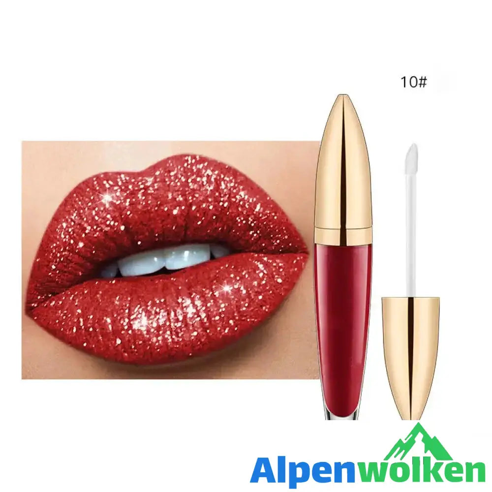 Alpenwolken - Diamantglänzender langanhaltender Lippenstift