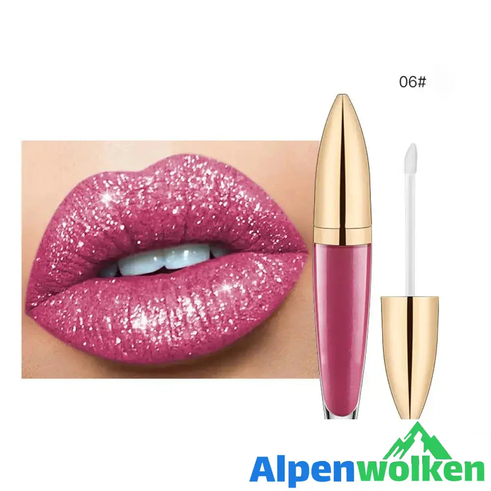 Alpenwolken - Diamantglänzender langanhaltender Lippenstift