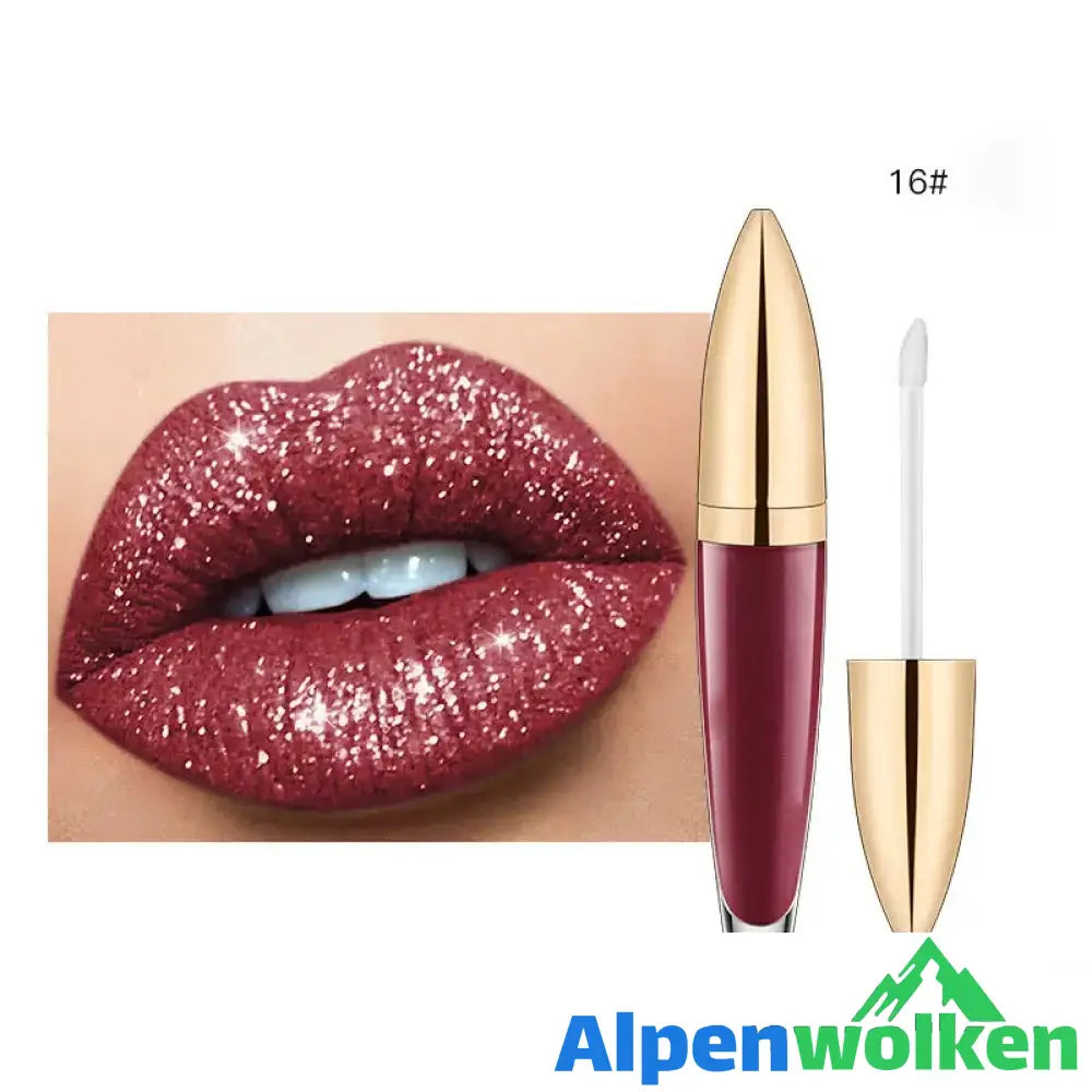 Alpenwolken - Diamantglänzender langanhaltender Lippenstift