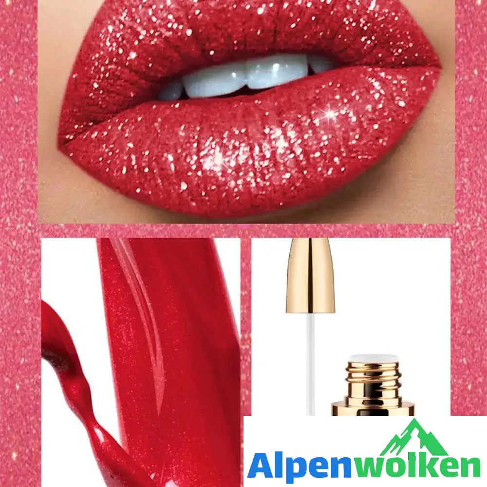 Alpenwolken - Diamantglänzender langanhaltender Lippenstift