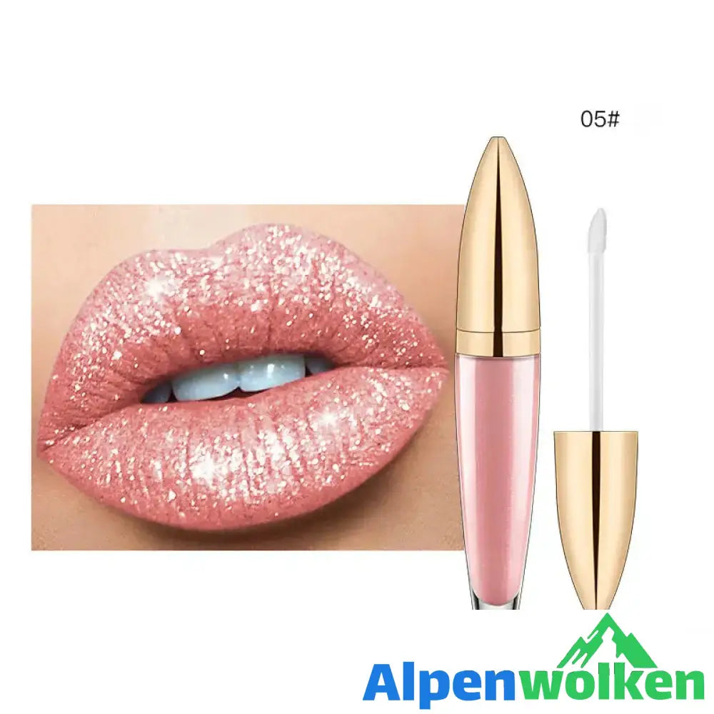 Alpenwolken - Diamantglänzender langanhaltender Lippenstift