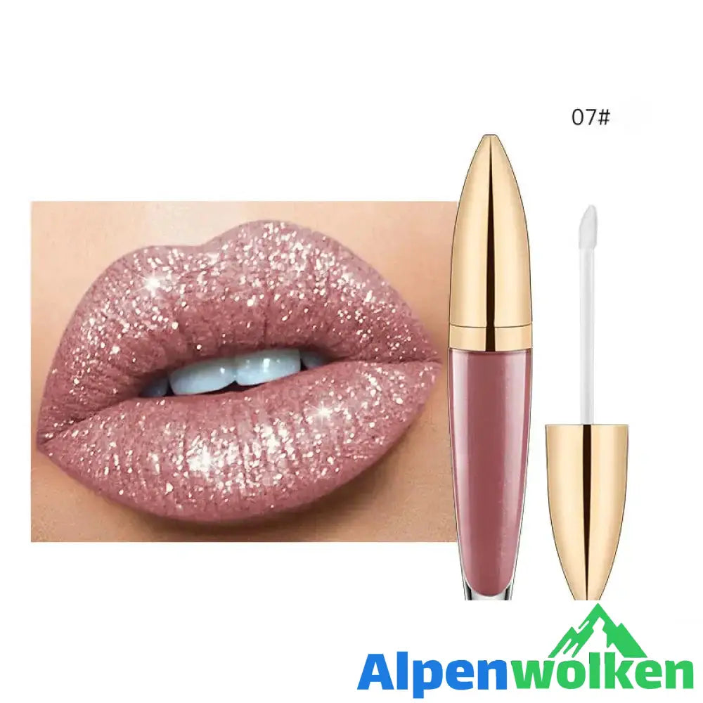 Alpenwolken - Diamantglänzender langanhaltender Lippenstift