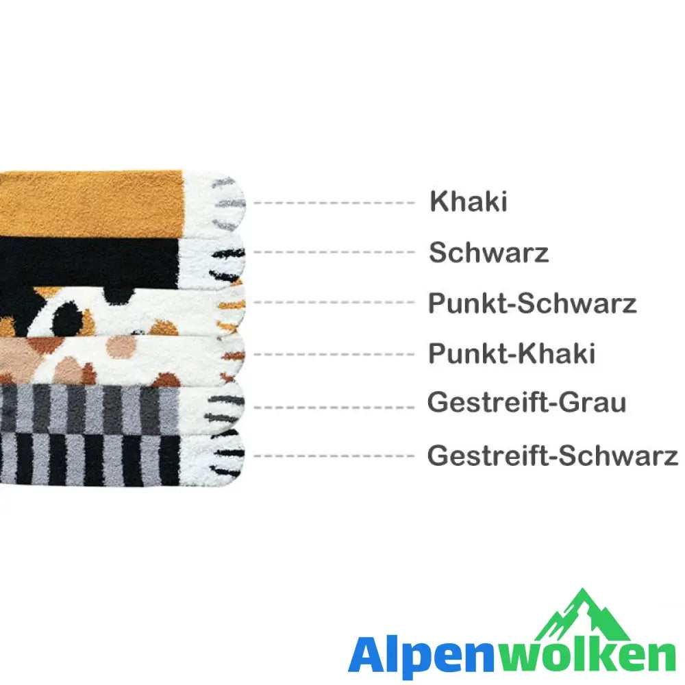 Alpenwolken - Dicke warme süße Katzenkrallen-Bodensocken