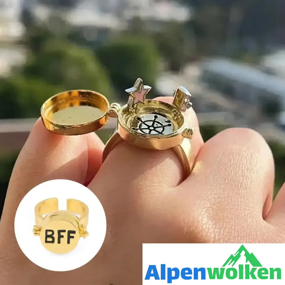 Alpenwolken - Die besten Freunde für immer Ringe ohne Geschenkbox