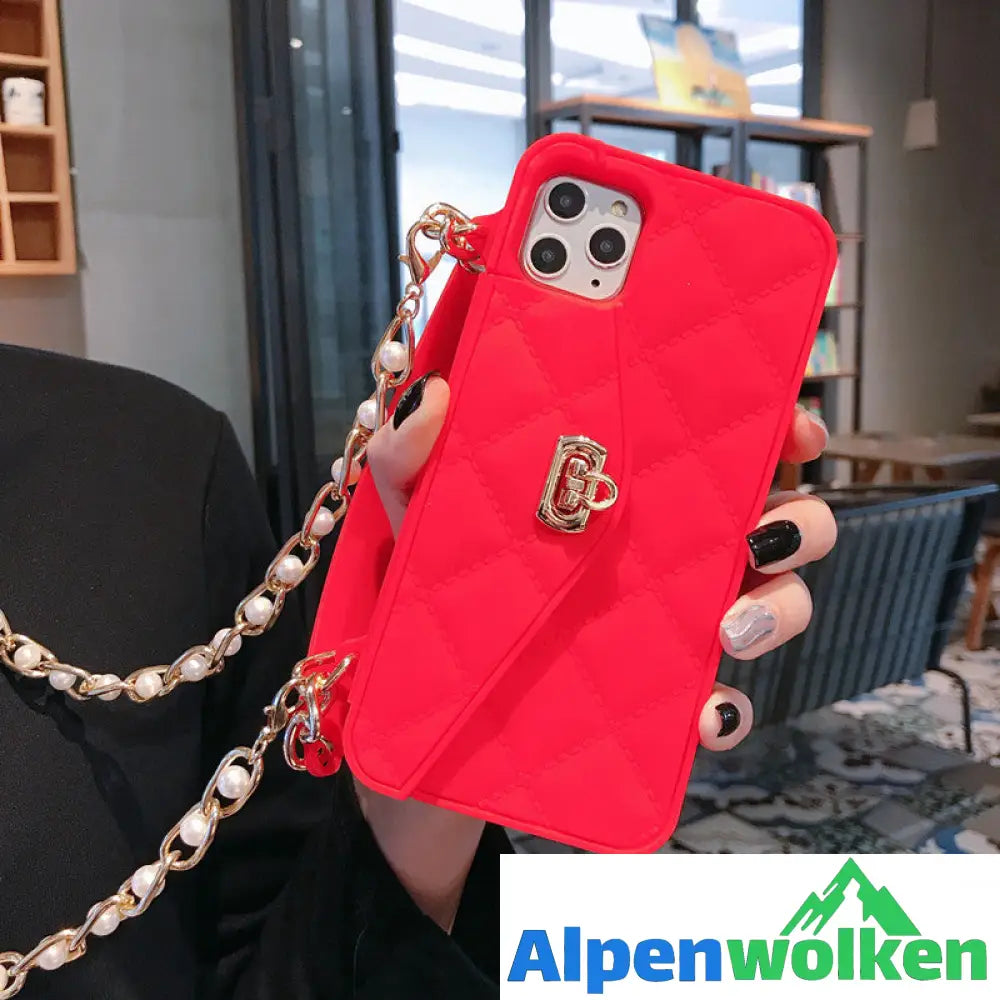 Alpenwolken - Die tragbare Handyhülle Handytasche