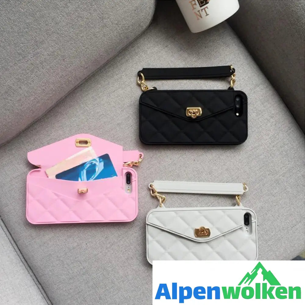 Alpenwolken - Die tragbare Handyhülle Handytasche