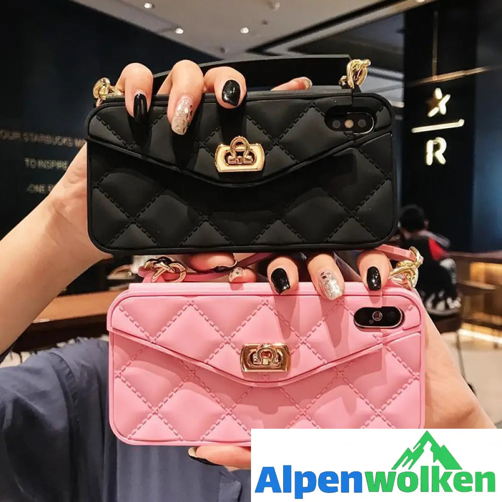 Alpenwolken - Die tragbare Handyhülle Handytasche