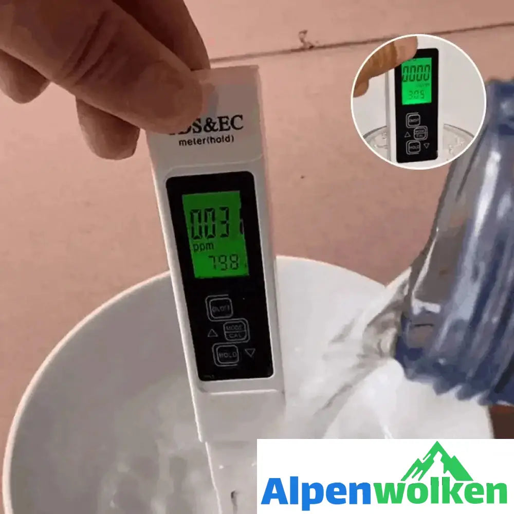 Alpenwolken - Digitaler Wasserqualitätstester