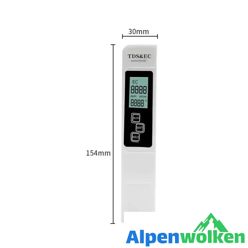 Alpenwolken - Digitaler Wasserqualitätstester