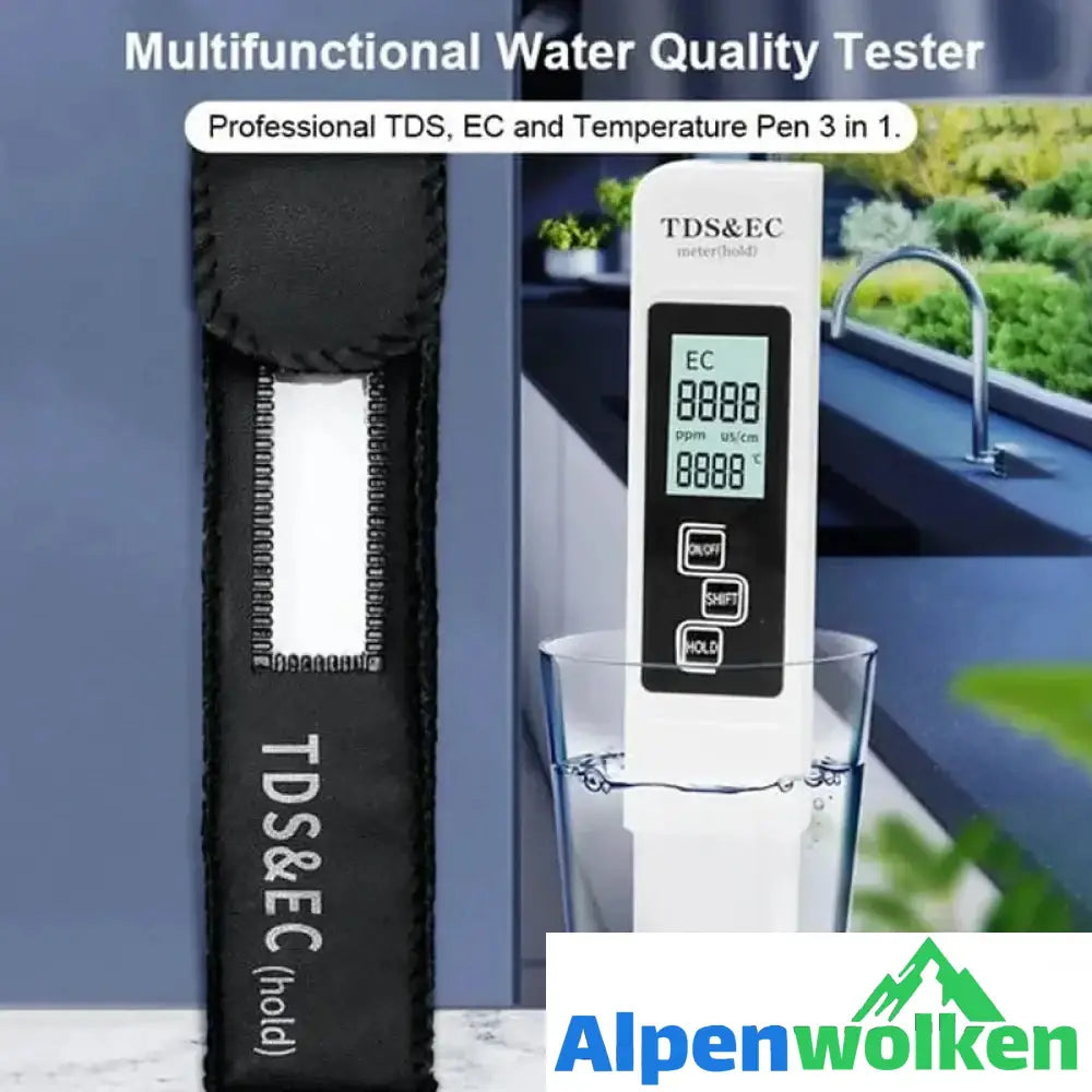 Alpenwolken - Digitaler Wasserqualitätstester