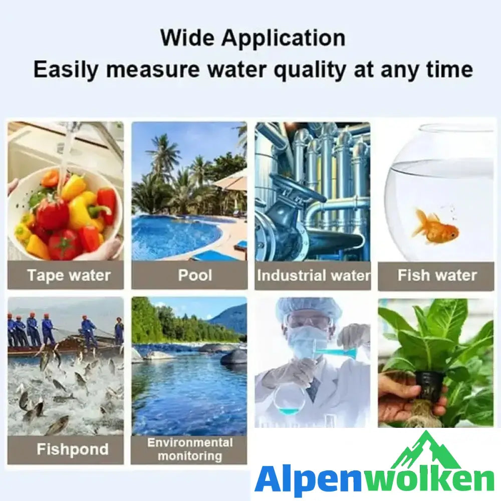 Alpenwolken - Digitaler Wasserqualitätstester