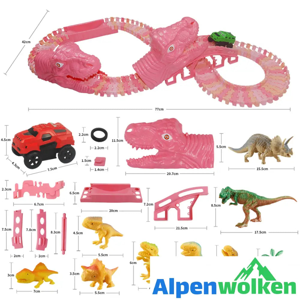 Alpenwolken - Dinosaurier elektrischer Eisenbahn