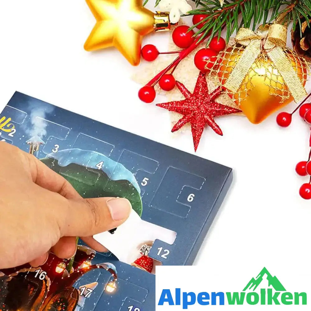 Alpenwolken - DIY 24 Tage Weihnachts-Countdown-Kalender-Armbänder-Set