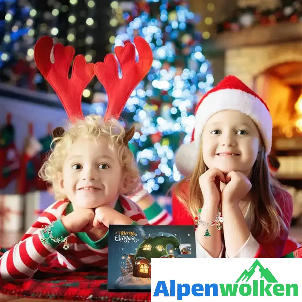 Alpenwolken - DIY 24 Tage Weihnachts-Countdown-Kalender-Armbänder-Set