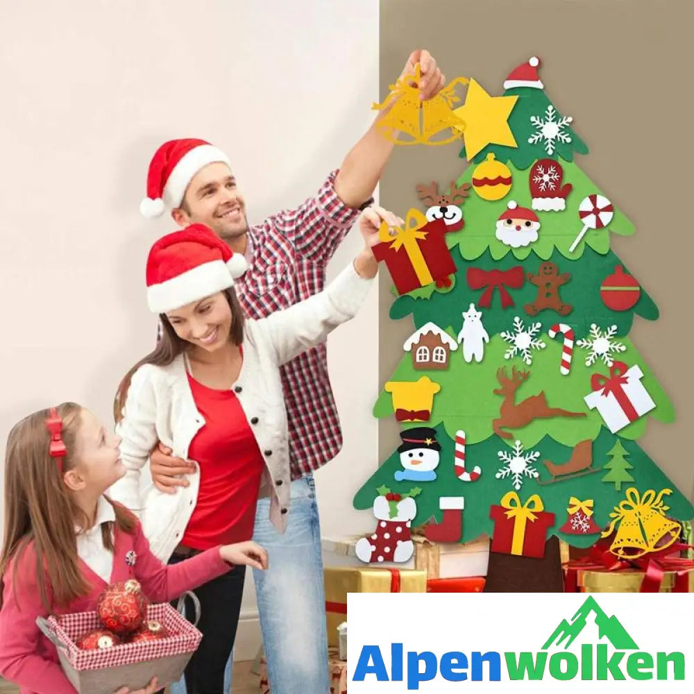 Alpenwolken - DIY Filz Weihnachtsbaum (2023 NEU AKTUALISIERT)