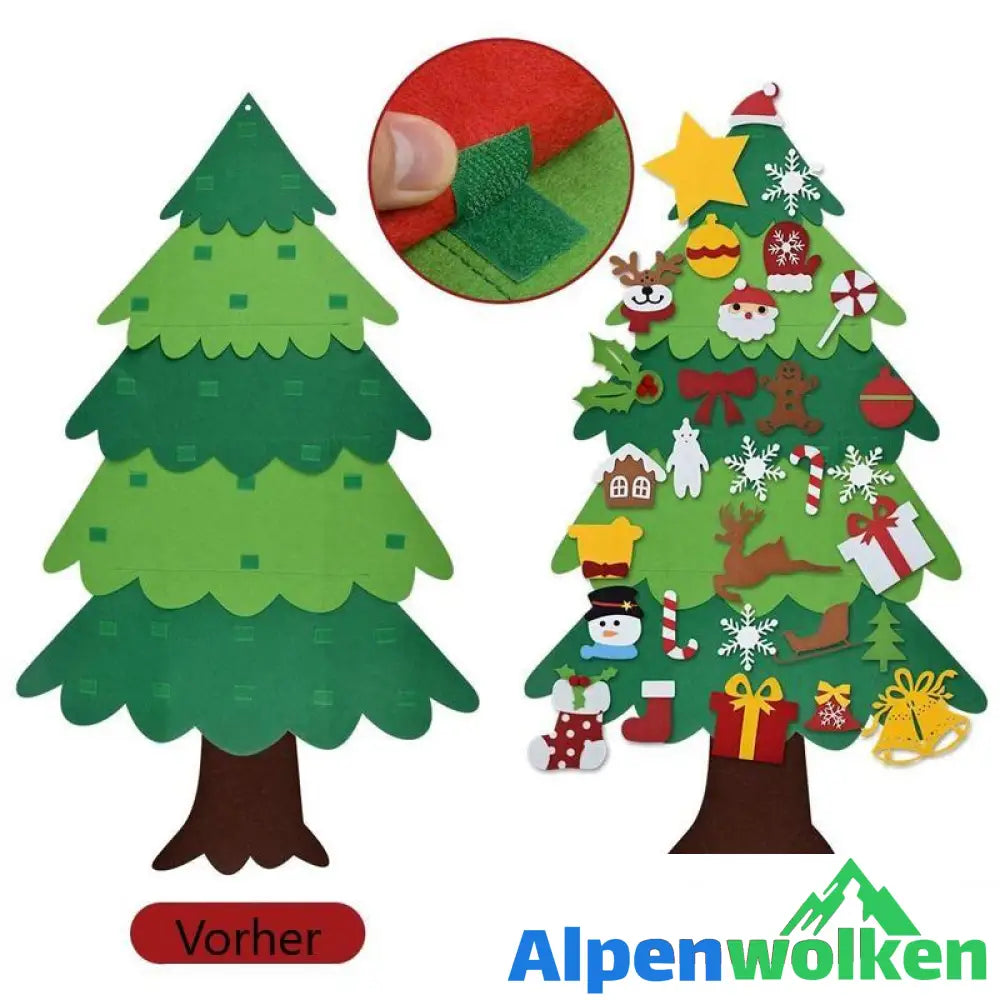 Alpenwolken - DIY Filz Weihnachtsbaum (2023 NEU AKTUALISIERT)