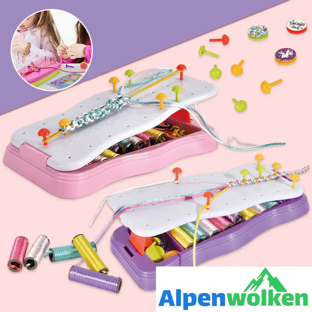 Alpenwolken - DIY Handseilflechter-Set