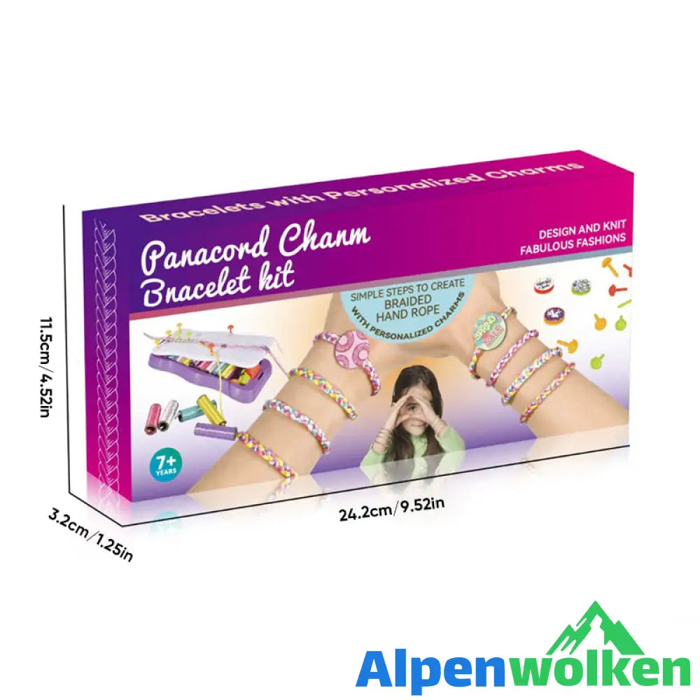 Alpenwolken - DIY Handseilflechter-Set