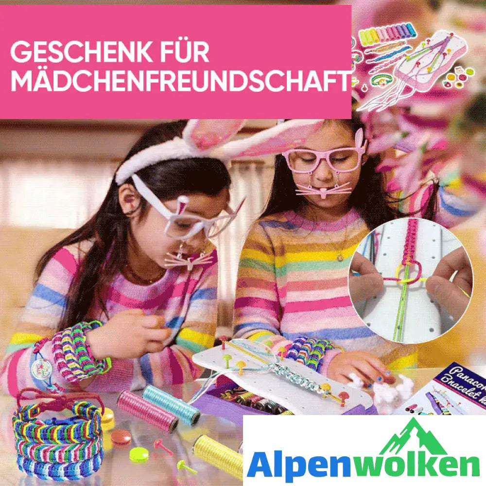 Alpenwolken - DIY Handseilflechter-Set