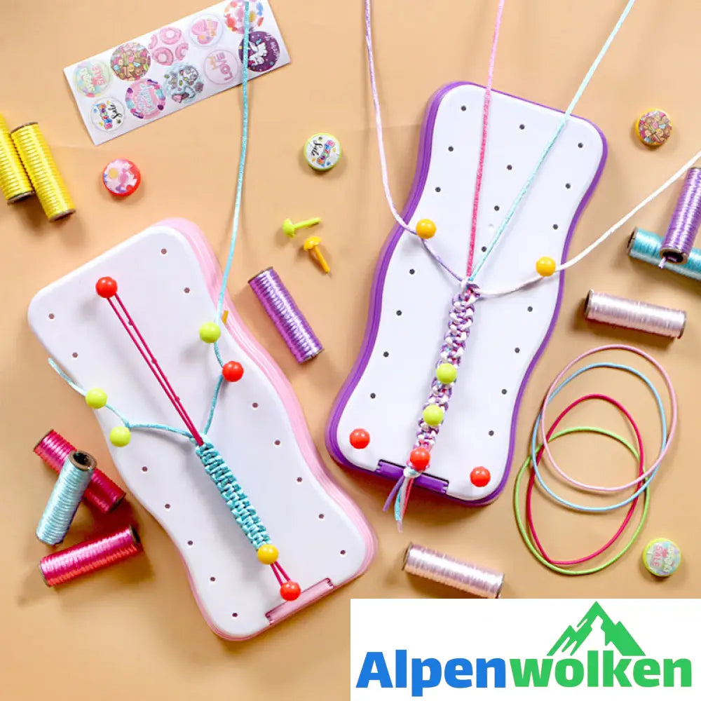 Alpenwolken - DIY Handseilflechter-Set