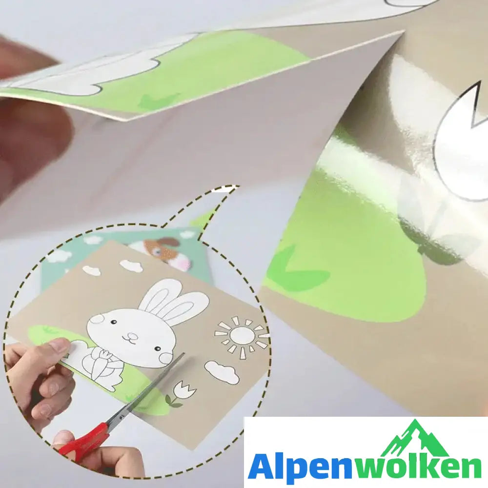 Alpenwolken - DIY Kinder Handgemachte Aufkleber