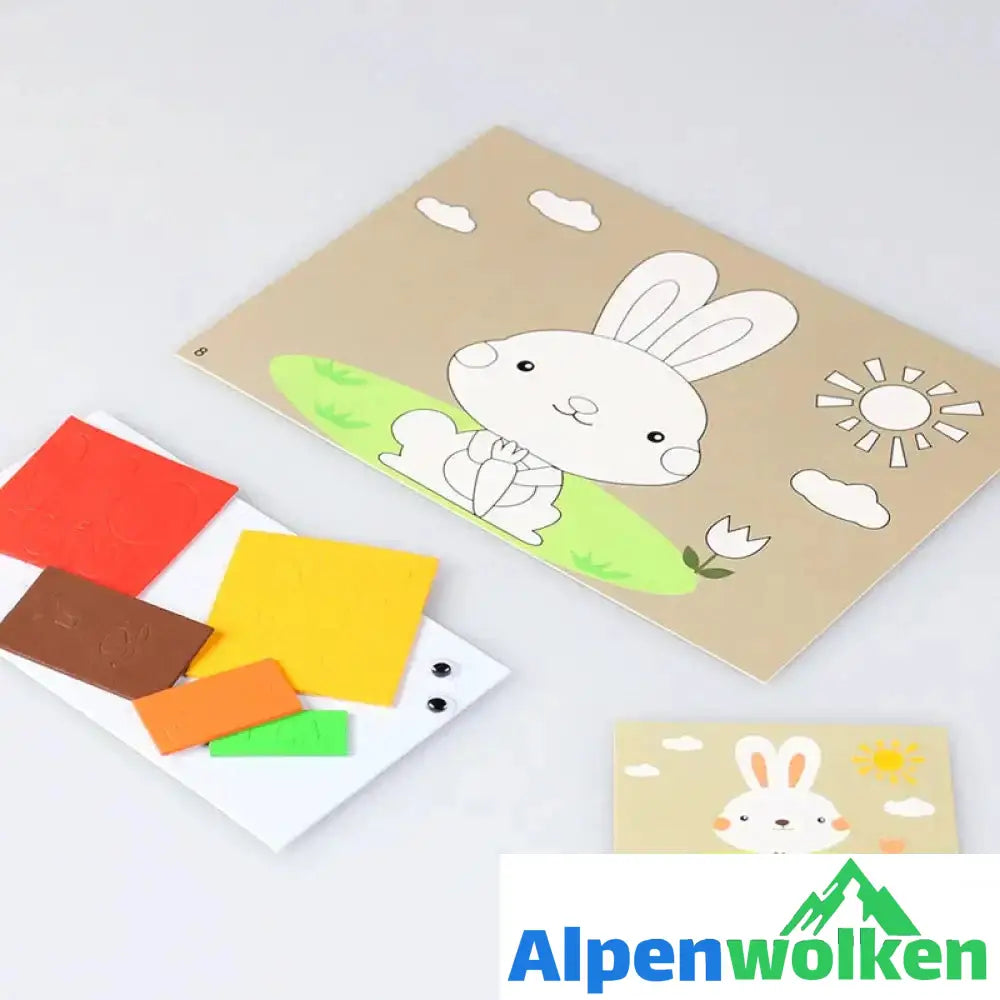 Alpenwolken - DIY Kinder Handgemachte Aufkleber