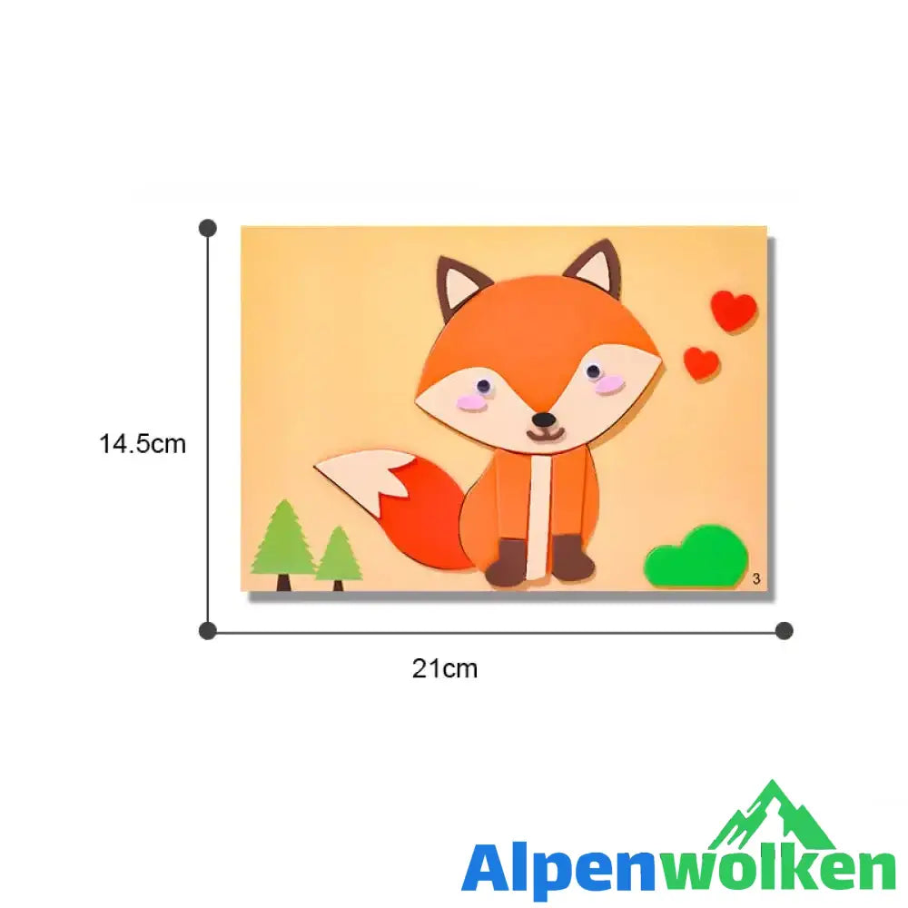 Alpenwolken - DIY Kinder Handgemachte Aufkleber