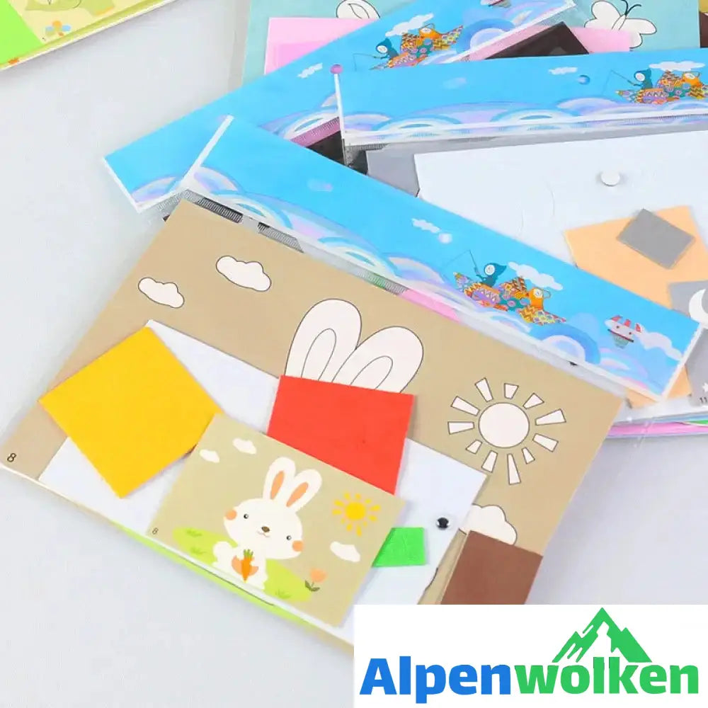 Alpenwolken - DIY Kinder Handgemachte Aufkleber