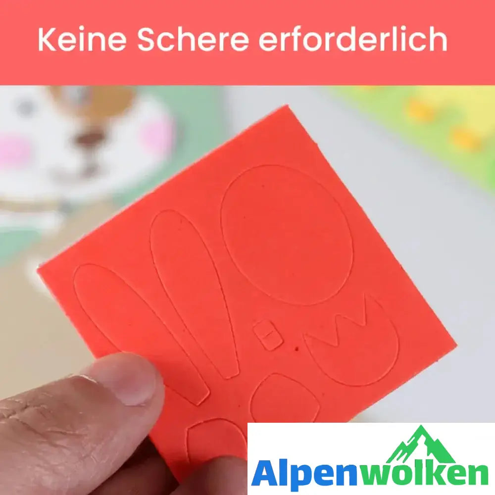 Alpenwolken - DIY Kinder Handgemachte Aufkleber