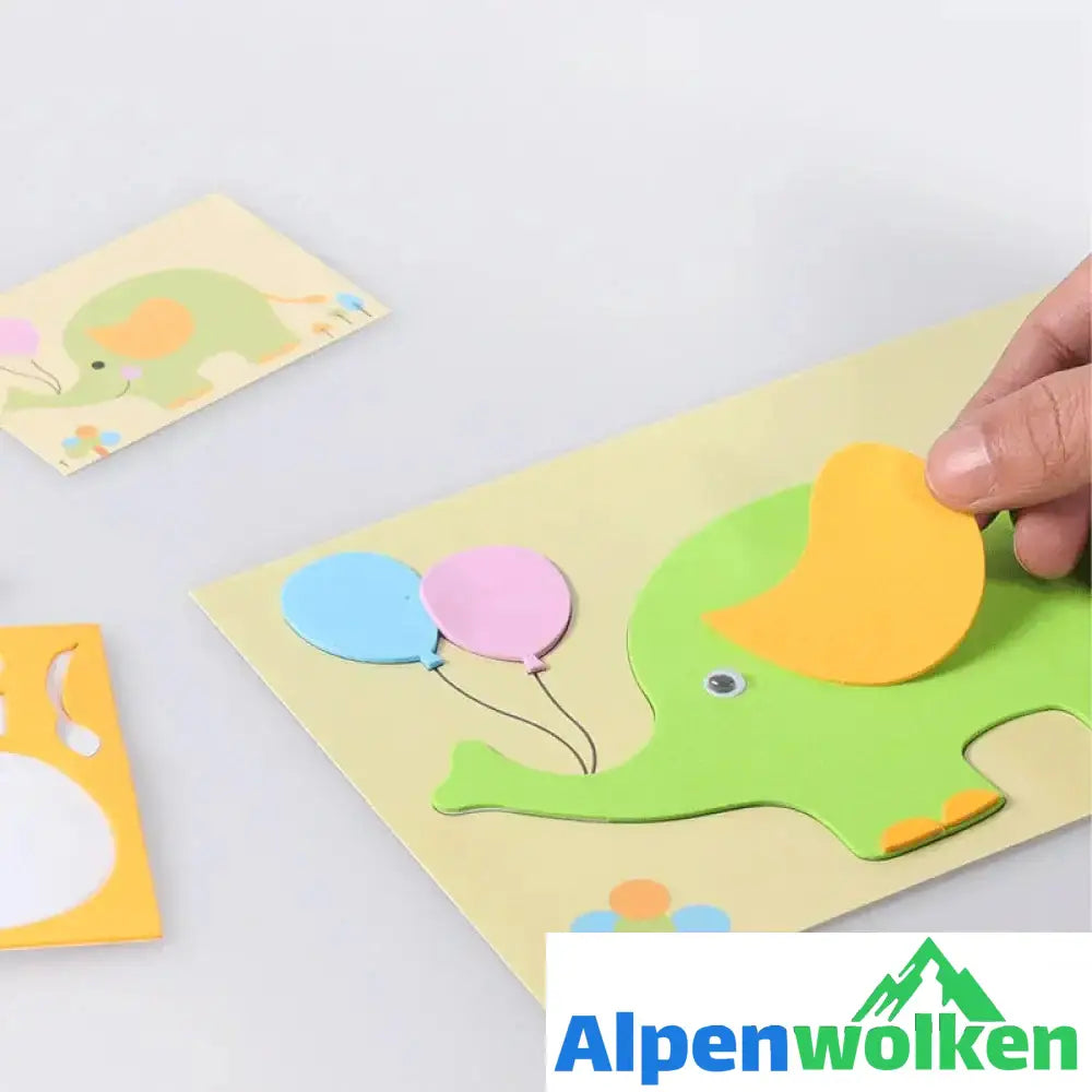 Alpenwolken - DIY Kinder Handgemachte Aufkleber