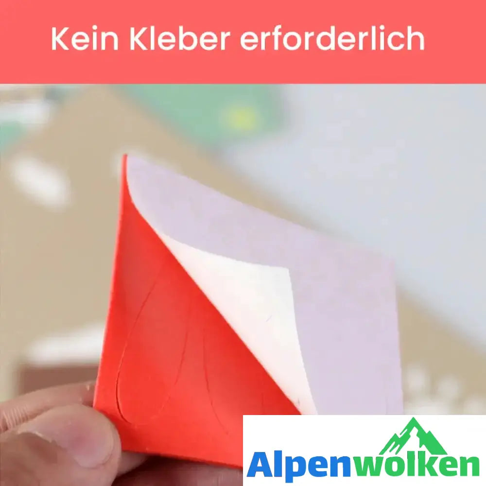 Alpenwolken - DIY Kinder Handgemachte Aufkleber