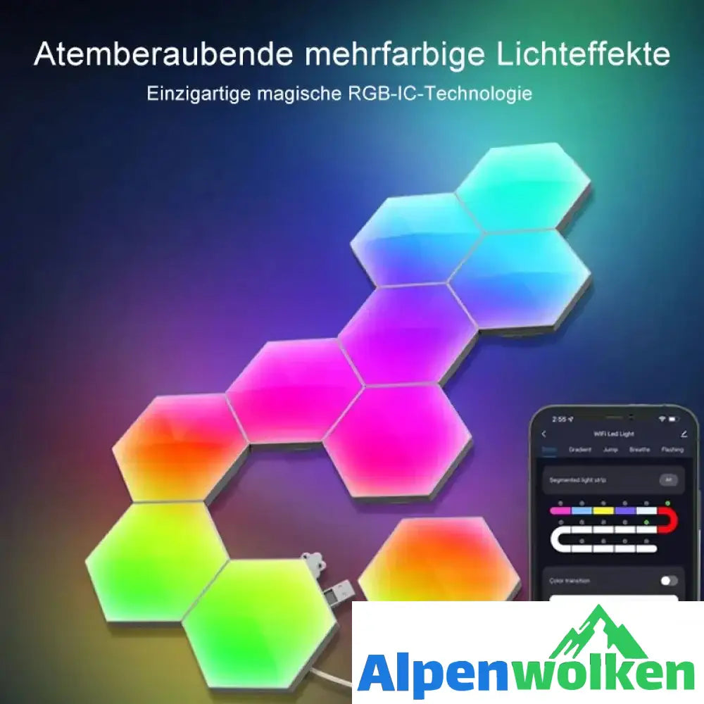 Alpenwolken - DIY modulares Quantum-Nachtlicht