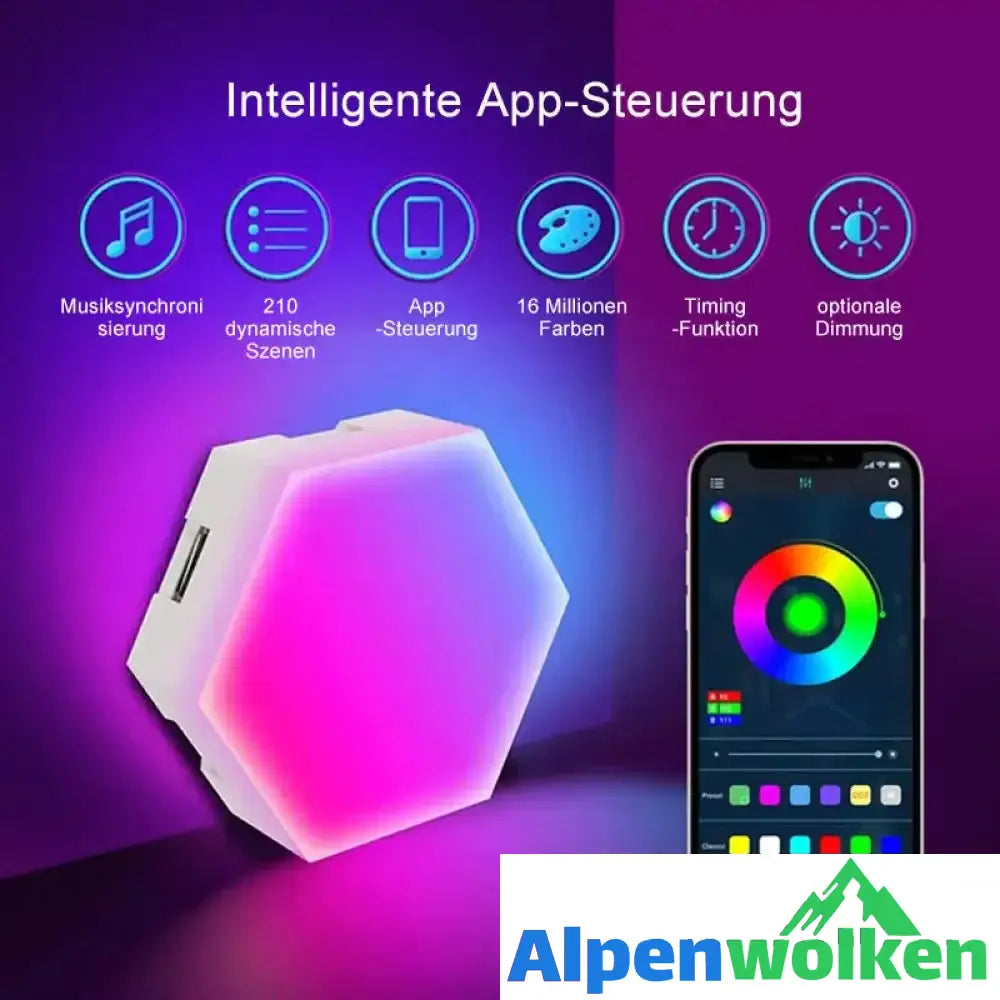 Alpenwolken - DIY modulares Quantum-Nachtlicht