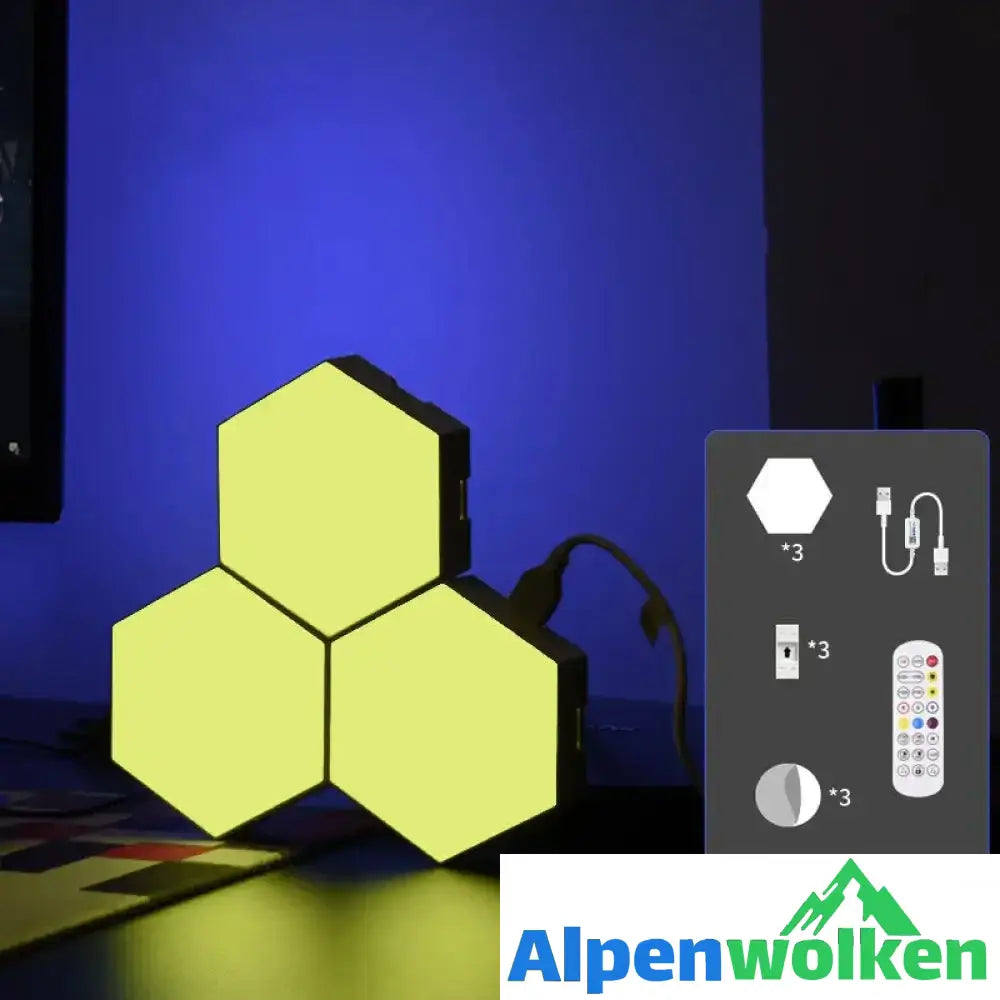 Alpenwolken - DIY modulares Quantum-Nachtlicht 3